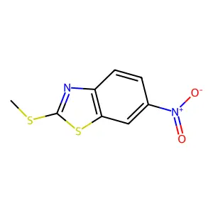 2-(Methylthio)-6-nitro-1,3-benzothiazole structure
