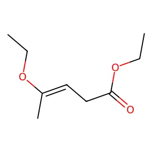 Ethyl 4-ethoxypent-3-enoate structure