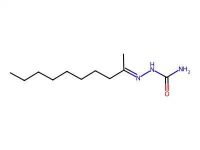 Hydrazinecarboxamide, 2-(1-methylnonylidene)- structure