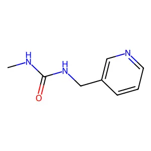 1-Methyl-3-(pyridin-3-ylmethyl)urea structure