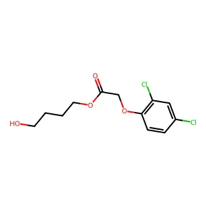 4-Hydroxybutyl (2,4-dichlorophenoxy)acetate structure
