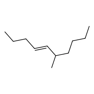 6-Methyldec-4-ene structure