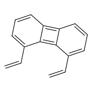 Biphenylene, 1,8-diethenyl- structure