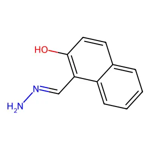 1-Naphthalenecarboxaldehyde, 2-hydroxy-, hydrazone structure