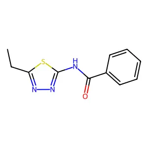 N-(5-Ethyl-1,3,4-thiadiazol-2-yl)benzamide structure