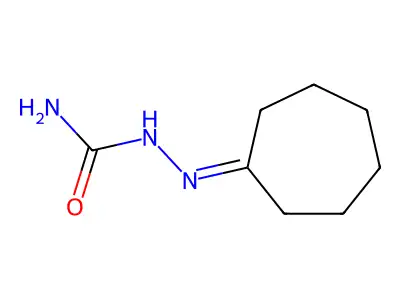 (cycloheptylideneamino)urea structure
