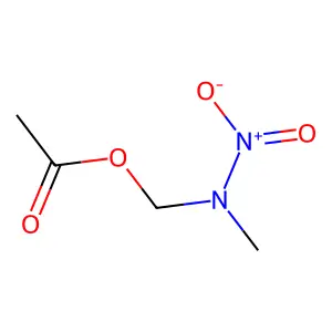 (Methylnitramino)methylacetate structure