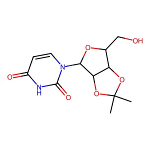 2',3'-O-Isopropylideneuridine structure