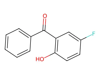 2-Benzoyl-4-fluorophenol structure