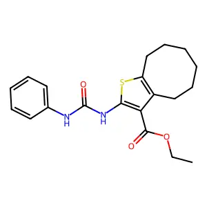 Ureidothiophene structure
