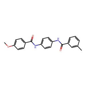 N-(4-((4-Methoxybenzoyl)amino)phenyl)-3-methylbenzamide structure