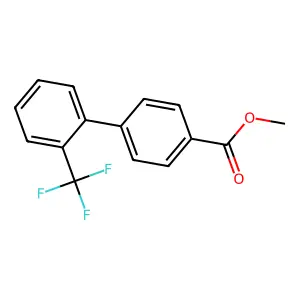 Methyl 2'-(trifluoromethyl)[1,1'-biphenyl]-4-carboxylate structure