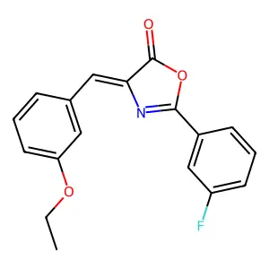 (4Z)-4-[(3-ethoxyphenyl)methylidene]-2-(3-fluorophenyl)-1,3-oxazol-5-one structure