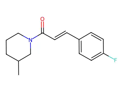 1-[3-(4-Fluorophenyl)acryloyl]-3-methylpiperidine structure
