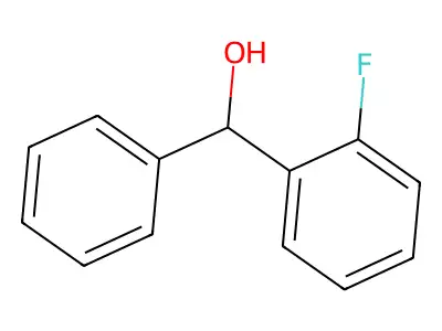 (R)-(2-fluorophenyl)(phenyl)methanol structure