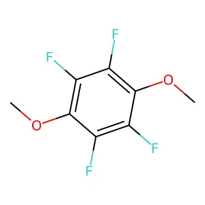 1,4-Dimethoxytetrafluorobenzene structure