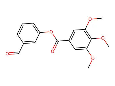 3-Formylphenyl 3,4,5-trimethoxybenzoate structure