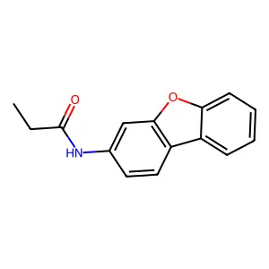 N-dibenzofuran-3-ylpropanamide structure