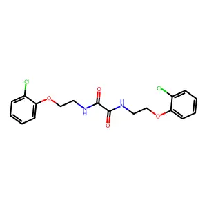 N,N-双[2-(2-氯苯氧基)乙基]乙二酰胺 structure