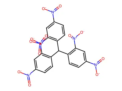 Tris(2,4-dinitrophenyl)methane structure