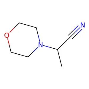 2-(Morpholin-4-yl)propanenitrile structure