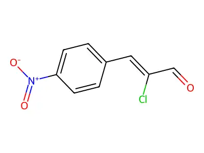 2-Chloro-3-(4-nitrophenyl)prop-2-enal structure