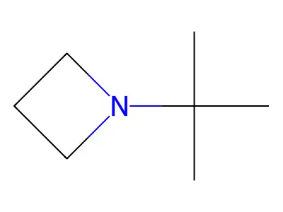 1-Tert-butylazetidine structure