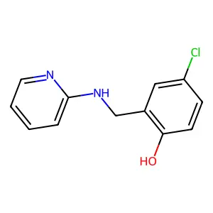 4-Chloro-2-[(pyridin-2-ylamino)methyl]phenol structure