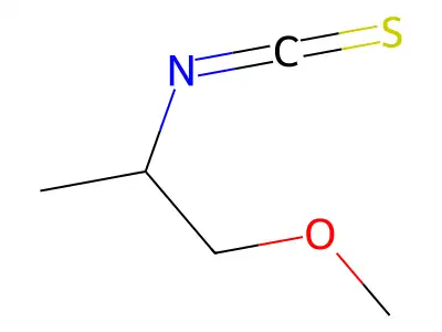 (2R)-2-isothiocyanato-1-methoxypropane structure