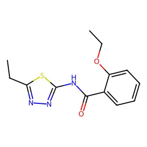 2-ethoxy-N-(5-ethyl-1,3,4-thiadiazol-2-yl)benzamide structure