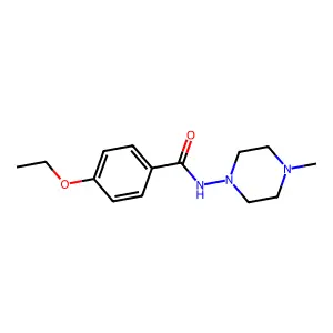 4-ethoxy-N-(4-methylpiperazin-1-yl)benzamide structure