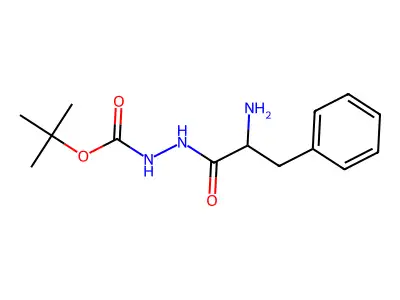 tert-butyl N-[(2-amino-3-phenylpropanoyl)amino]carbamate structure