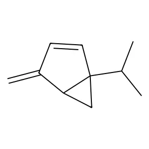 1-Isopropyl-4-methylenebicyclo(3.1.0)hex-2-ene structure
