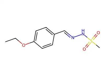 N-[(4-ethoxyphenyl)methylideneamino]methanesulfonamide structure