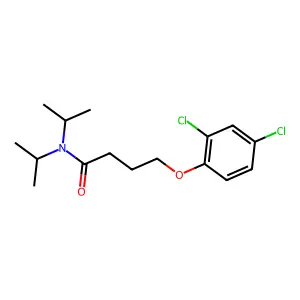 4-(2,4-dichlorophenoxy)-N,N-di(propan-2-yl)butanamide structure