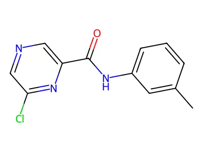 6-Chloro-N-(m-tolyl)pyrazine-2-carboxamide structure
