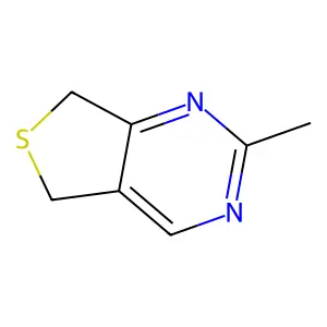 5,7-Dihydro-2-methylthieno(3,4-d)pyrimidine structure