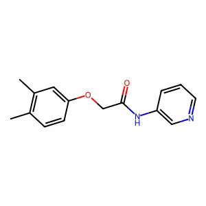 2-(3,4-dimethylphenoxy)-N-pyridin-3-ylacetamide structure