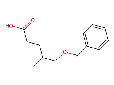 5-(Benzyloxy)-4-methylpentanoic acid structure