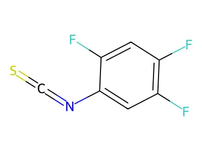 2,4,5-Trifluorophenylisothiocyanate structure