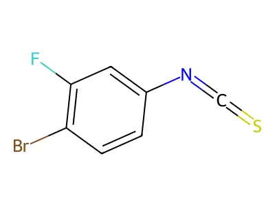 4-Bromo-3-fluorophenylisothiocyanate structure