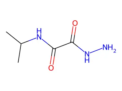 2-hydrazino-N-isopropyl-2-oxoacetamide structure