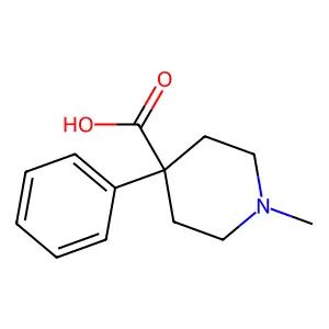 哌替啶酸 structure