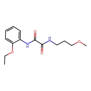 N'-(2-ethoxyphenyl)-N-(3-methoxypropyl)oxamide structure