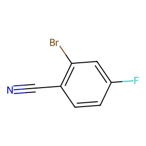 2-溴-4-氟苯甲腈 structure