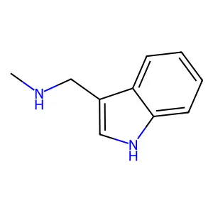 N-Methyl-1H-indole-3-methanamine structure