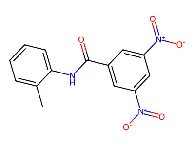 N-(2-methylphenyl)-3,5-dinitrobenzamide structure