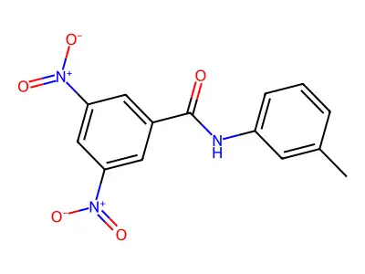N-(3-methylphenyl)-3,5-dinitrobenzamide structure