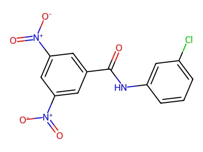N-(3-chlorophenyl)-3,5-dinitrobenzamide structure