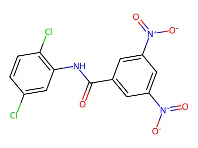 N-(2,5-dichlorophenyl)-3,5-dinitrobenzamide structure